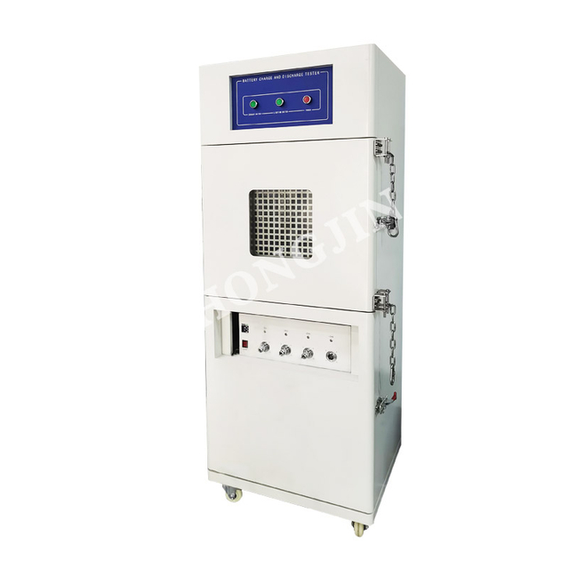 Battery charging and discharging test chamber